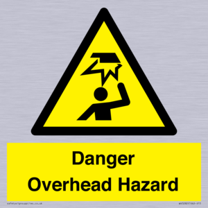 Danger Overhead Hazard